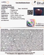 Load image into Gallery viewer, 6.78/CT Natural Neo Burma Ruby with Govt. Lab Certificate-3441