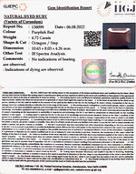 Load image into Gallery viewer, 5.23 Ratti Natural new burma Ruby with Govt. Lab Certificate-(2331)