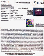 Load image into Gallery viewer, 5.43/CT Natural Mozambique Ruby with Govt. Lab Certificate-(12210)