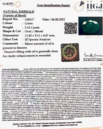Load image into Gallery viewer, 3.13/CT Natural Panna Stone with Govt. Lab Certified-16650