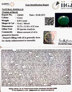Load image into Gallery viewer, 4.60/CT Natural Panna Stone with Govt. Lab Certified (4551)