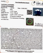 Load image into Gallery viewer, 11.07/CT Natural Blue Sapphire with Govt Lab Certificate-(2331)