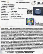 Load image into Gallery viewer, 6.34/CT Natural Ceylonese Neelam with Govt Lab Certified (6771)
