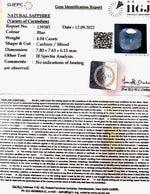 Load image into Gallery viewer, 4.04/CT Natural Ceylonese Neelam with Govt Lab Certified (8991)