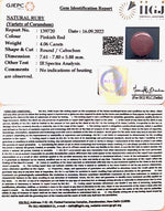 Load image into Gallery viewer, 4.06 Carat Natural mozambiqe Ruby with Govt. Lab Certificate-7881