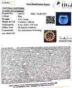 Load image into Gallery viewer, 2.51/CT Natural Ceylonese Neelam with Govt Lab Certified (12210)