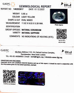 Load image into Gallery viewer, 5.66/CT Natural Ceylonese Pukhraj with Govt Lab Certificate-YELSA9U