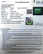 Load image into Gallery viewer, 8.58/CT Natural Panna Stone with Govt. Lab Certified-(3441)