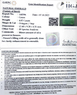 Load image into Gallery viewer, 4.02/CT Natural Panna Stone with Govt. Lab Certified-(1221)