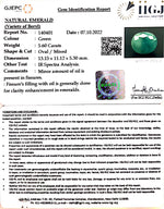 Load image into Gallery viewer, 5.60/CT Natural Panna Stone with Govt. Lab Certified-(1221)