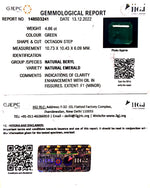 Load image into Gallery viewer, 4.86/CT Natural Panna Stone with Govt. Lab Certificate (16650)