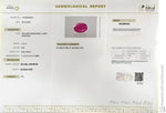 Load image into Gallery viewer, 3.75/CT Natural Mozambique Ruby Stone with Govt. Lab Certificate-15143S202637