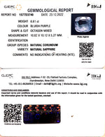 Load image into Gallery viewer, 6.61/CT Natural Blue Sapphire with Govt Lab Certificate-BLUSA9U