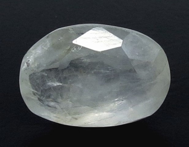 5.53/CT Natural White Sapphire with Govt Lab Certificate (6771)