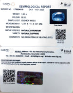 Load image into Gallery viewer, 3.63/CT Natural Ceylonese Neelam with Govt Lab Certificate-BLUSA9S