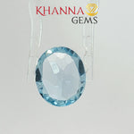 Load image into Gallery viewer, 5.28/CT Natural Blue Topaz Stone with Govt Lab Certificate-138027
