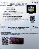 Load image into Gallery viewer, 3.98/CT Natural Ceylonese Pukhraj with Govt Lab Certificate-YELSA9R