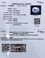 Load image into Gallery viewer, 8.79/CT Natural Zircon with Govt. Lab certificate (3441)