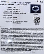 Load image into Gallery viewer, 6.96/CT Natural Zircon with Govt. Lab certificate-(3441)