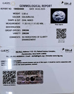 Load image into Gallery viewer, 5.88/CT Natural Zircon with Govt. Lab certificate-(3441)