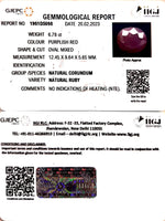 Load image into Gallery viewer, 6.78/CT Natural Neo Burma Ruby with Govt. Lab Certificate (5661)