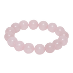 Load image into Gallery viewer, ROOSE QUARTZ BRACELET (BIG BEAD)-900