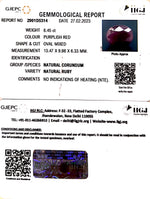 Load image into Gallery viewer, 8.45/CT Natural Neo Burma Ruby with Govt. Lab Certificate (3441)