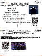 Load image into Gallery viewer, 7.61/CT Natural Neelam with Govt Lab Certified (2331)