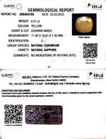 Load image into Gallery viewer, 8.31/CT Natural Ceylonese Pukhraj with Govt Lab Certificate-4551