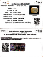 Load image into Gallery viewer, 6.73/CT Natural Ceylonese Pukhraj with Govt Lab Certificate-(6771)