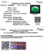Load image into Gallery viewer, 5.86//CT Natural Panna Stone with Govt. Lab Certificate (1221)