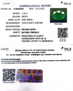 Load image into Gallery viewer, 2.28/CT Natural Panna Stone with Govt. Lab Certificate (23310)