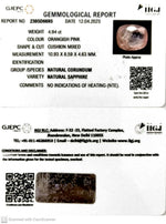 Load image into Gallery viewer, 4.94/CT Natural Pink Sapphire with Govt Lab Certificate-(45510)