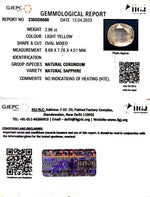 Load image into Gallery viewer, 2.96/CT Natural Ceylonese Pukhraj with Govt Lab Certificate-YELSA9T