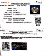 Load image into Gallery viewer, 4.89/CT Natural Ceylonese Pukhraj with Govt Lab Certificate-YELSA9W