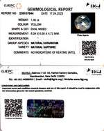 Load image into Gallery viewer, 1.45/CT Natural Ceylonese Pukhraj with Govt Lab Certificate-YELSA9S