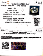 Load image into Gallery viewer, 5.56/CT Natural Ceylonese Pukhraj with Govt Lab Certificate-YELSA9V