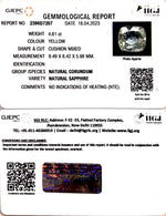 Load image into Gallery viewer, 4.81/CT Natural Ceylonese Pukhraj with Govt Lab Certificate-YELSA9U