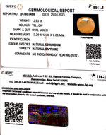 Load image into Gallery viewer, 12.93/CT Natural Ceylonese Pukhraj with Govt Lab Certificate (6771)