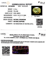 Load image into Gallery viewer, 3.19/CT Natural Ceylonese Pukhraj with Govt Lab Certificate (4551)