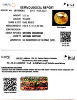 Load image into Gallery viewer, 3.75/CT Natural Ceylonese Pukhraj with Govt Lab Certificate (6771)