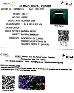 Load image into Gallery viewer, 4.88/CT Natural Panna Stone with Govt. Lab Certificate (12210)