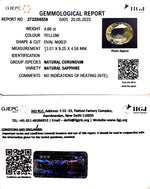 Load image into Gallery viewer, 4.86/CT Natural Ceylonese Pukhraj with Govt Lab Certificate (34410)