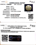 Load image into Gallery viewer, 5.80/CT Natural Ceylonese Pukhraj with Govt Lab Certificate (4551)
