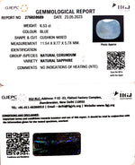 Load image into Gallery viewer, 6.53/CT Natural Blue Sapphire with Govt Lab Certificate (4551)