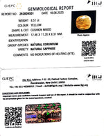 Load image into Gallery viewer, 8.51/CT Natural Ceylonese Pukhraj with Govt Lab Certificate (4551)