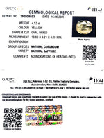 Load image into Gallery viewer, 4.52/CT Natural Ceylonese Pukhraj with Govt Lab Certificate (6771)