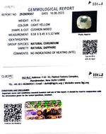 Load image into Gallery viewer, 4.76/CT Natural Ceylonese Pukhraj with Govt Lab Certificate (8991)