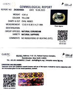 Load image into Gallery viewer, 4.94/CT Natural Ceylonese Pukhraj with Govt Lab Certificate (8991)