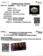 Load image into Gallery viewer, 3.15/CT Natural Ceylonese Pukhraj with Govt Lab Certificate (6771)